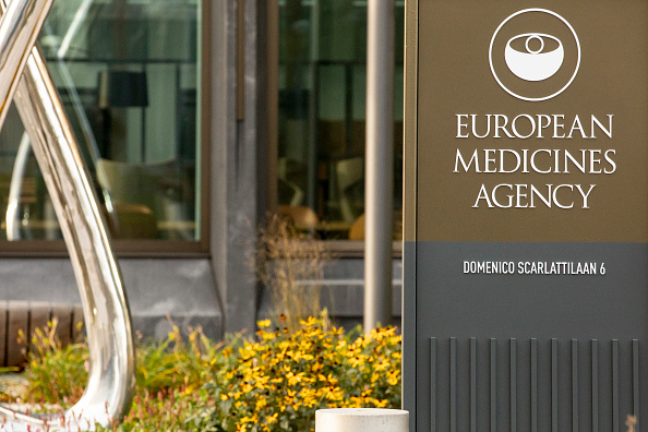 Photo shows exterior of European Medicines Agency building